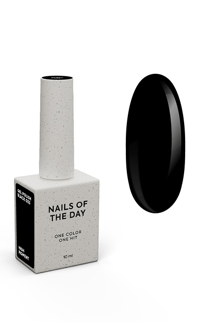 NAILS OF THE DAY Let's special Black-033, 10 ml